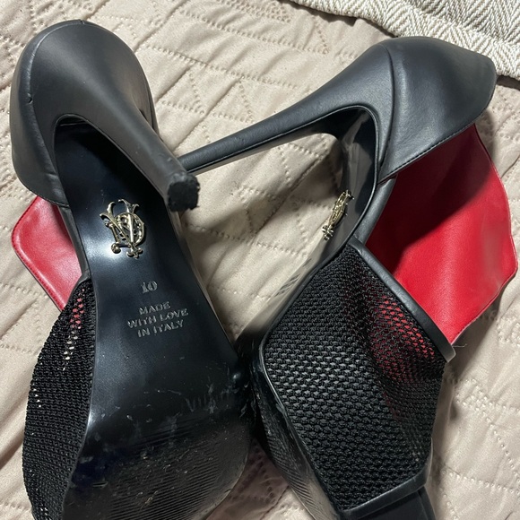 Kat Von D Black and Red Heels - Picture 1 of 2